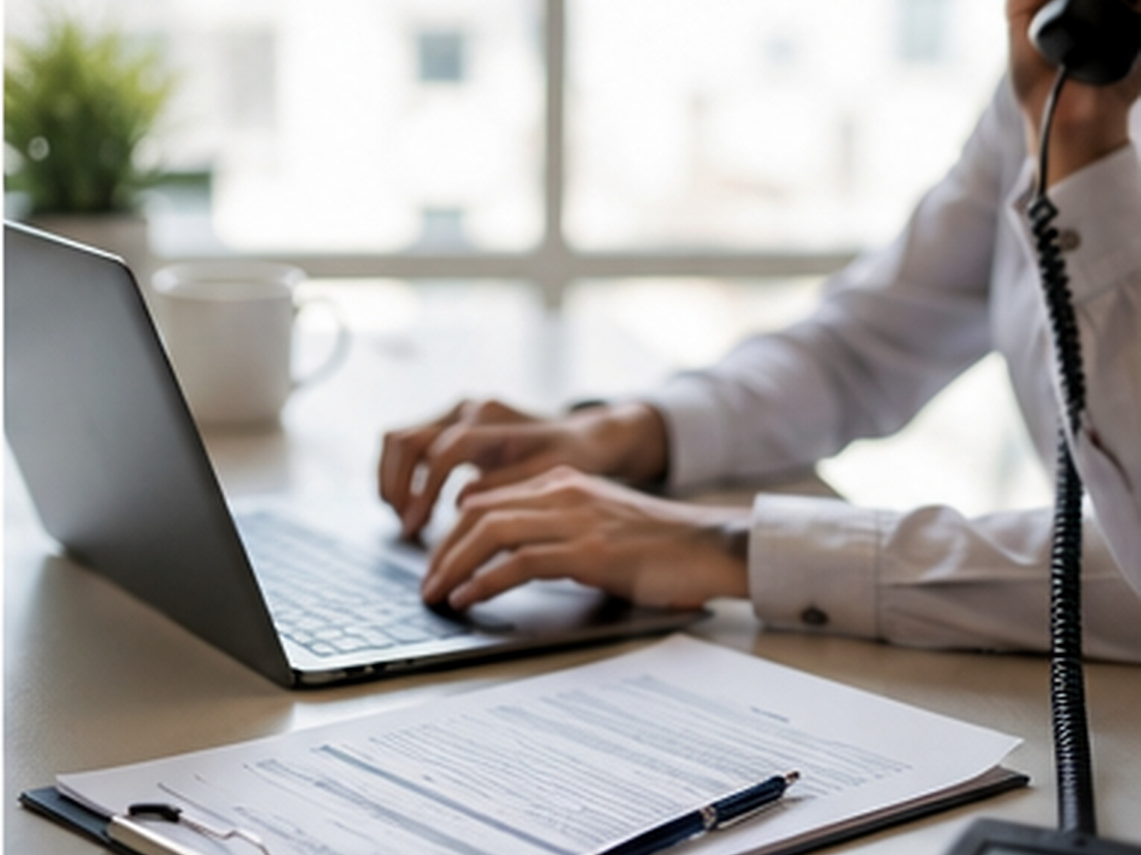 Employment verification records reviewed by a screening specialist